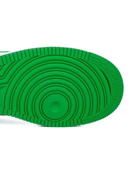 Louis Vuitton Nike Air Force 1 Virgil Abloh Green White,NIKE AIR FORCE
