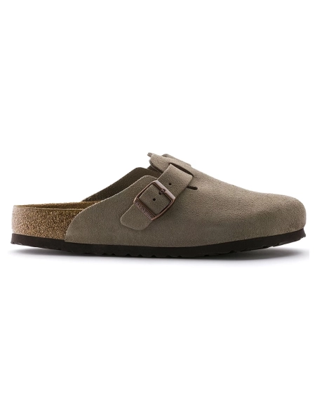 Birkenstock Boston Soft Footbed Suede Leather Taupe,Boston Sneakers