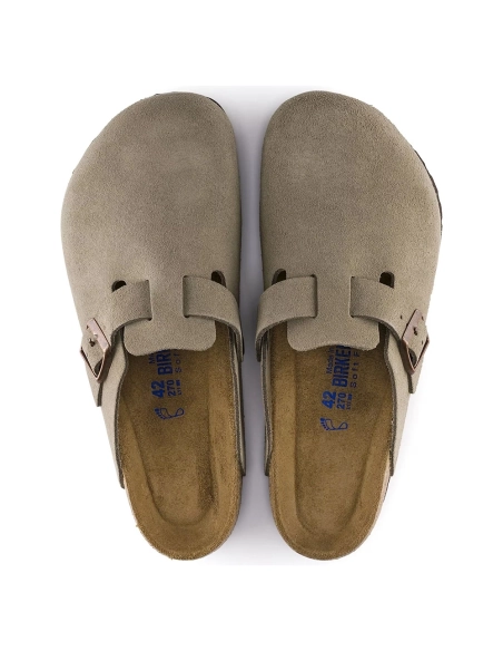 Birkenstock Boston Soft Footbed Suede Leather Taupe,Boston Sneakers