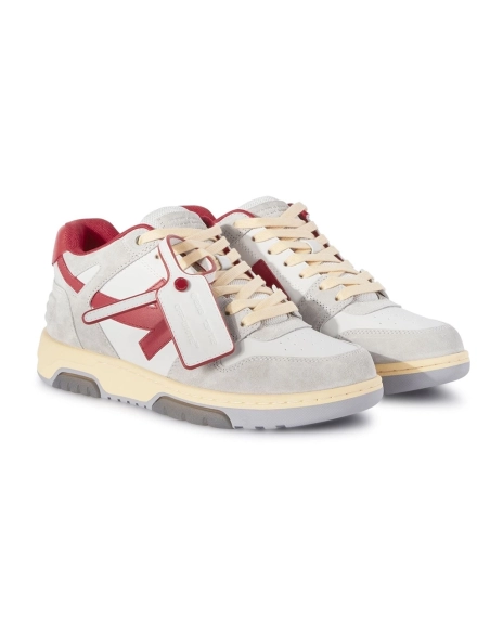 Off-White Out of Office Low Light Grey Red,Off-White Out of Office