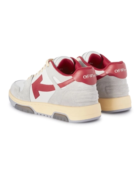 Off-White Out of Office Low Light Grey Red,Off-White Out of Office