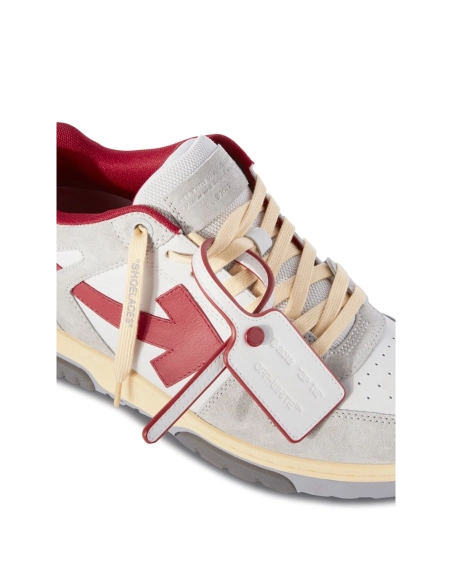 Off-White Out of Office Low Light Grey Red,Off-White Out of Office