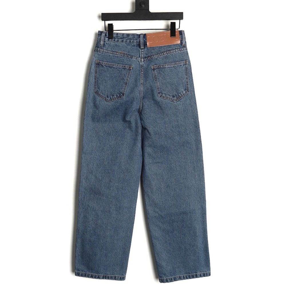 Loewe Anagram denim embroidered jeans,Loewe