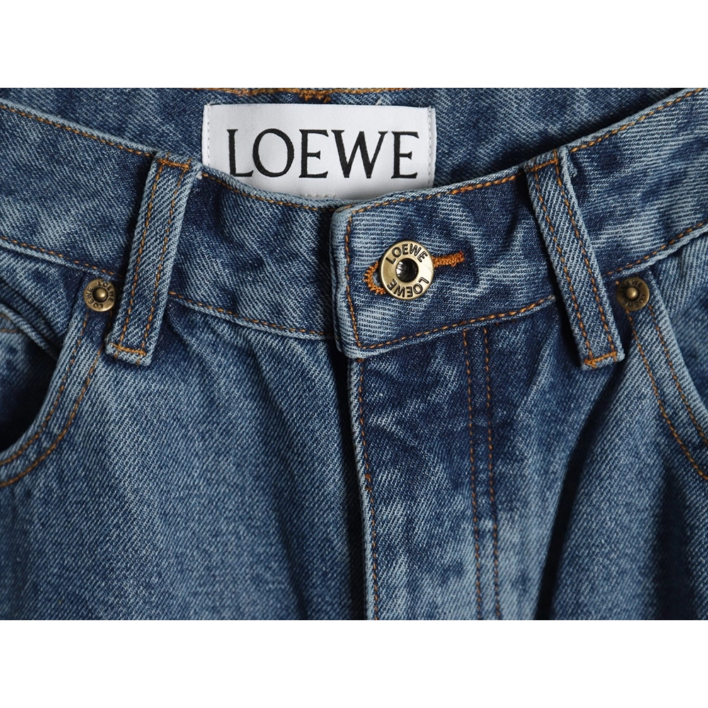 Loewe Anagram denim embroidered jeans,Loewe