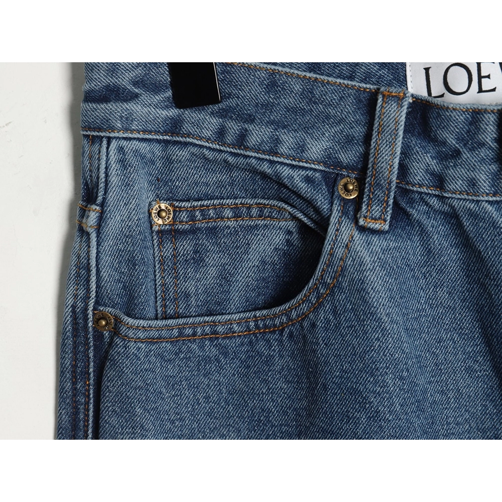 Loewe Anagram denim embroidered jeans,Loewe