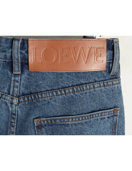 Loewe Anagram denim embroidered jeans,Loewe