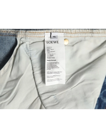 Loewe Anagram denim embroidered jeans,Loewe