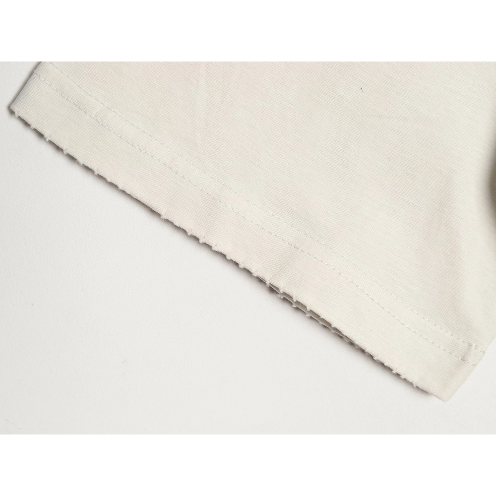 Balenciaga front and back embroidered lettering round neck short-sleeved T-shirt,Balenciaga