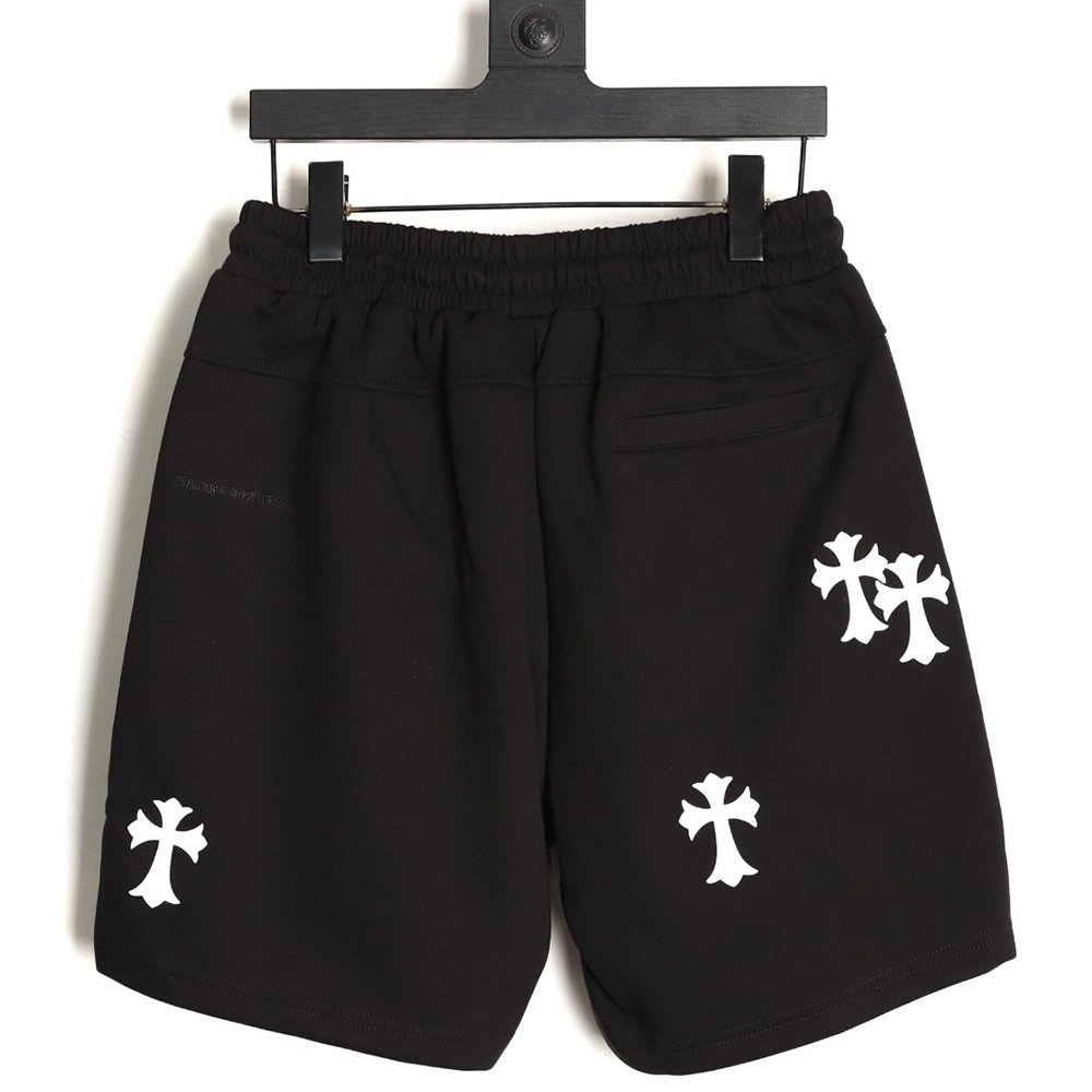 Chrome Hearts Embroidered White Label Sanskrit Shorts,Chrome Hearts