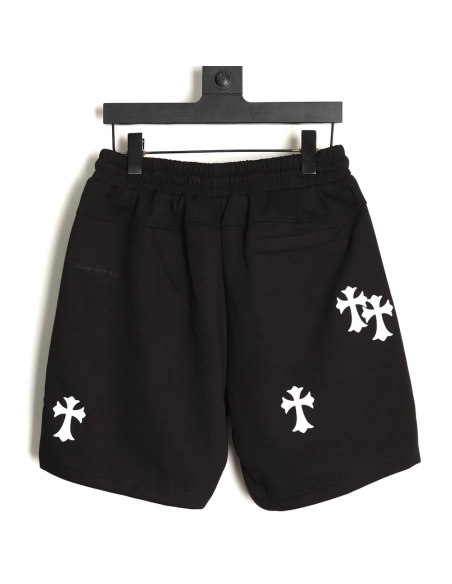 Chrome Hearts Embroidered White Label Sanskrit Shorts,Chrome Hearts