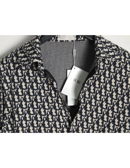 Dior monogram full print jacquard long sleeve shirt,Dior