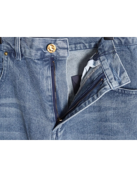 Louis Vuitton embossed monogram cargo jeans,Louis Vuitton