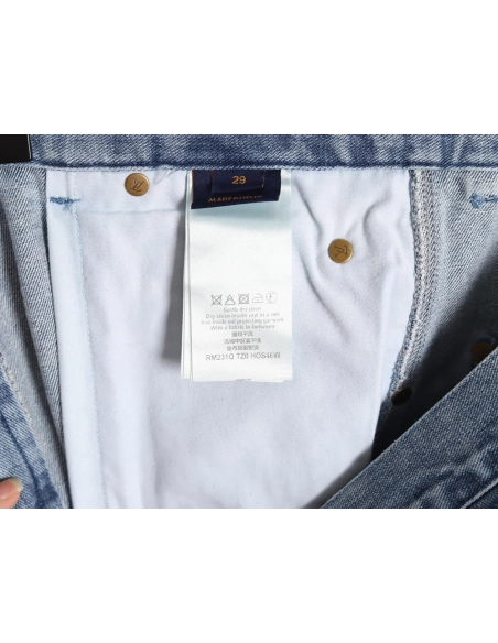 Louis Vuitton embossed monogram cargo jeans,Louis Vuitton