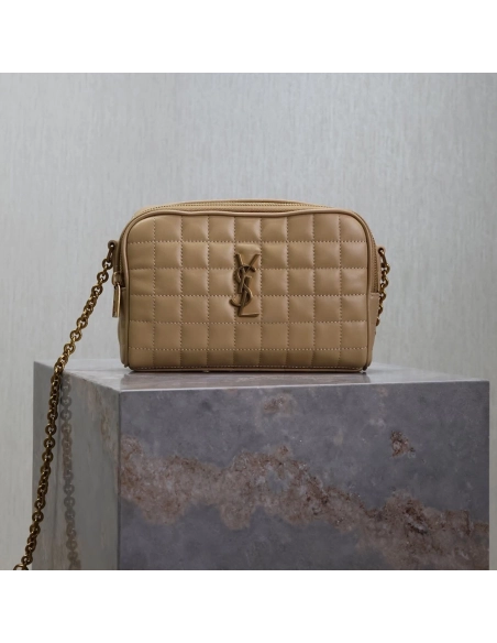 Saint Laurent Cassandre Matelasse Carre camera bag in lambskin 764809 19.5X14X4cm,YSL Bags,BAGS