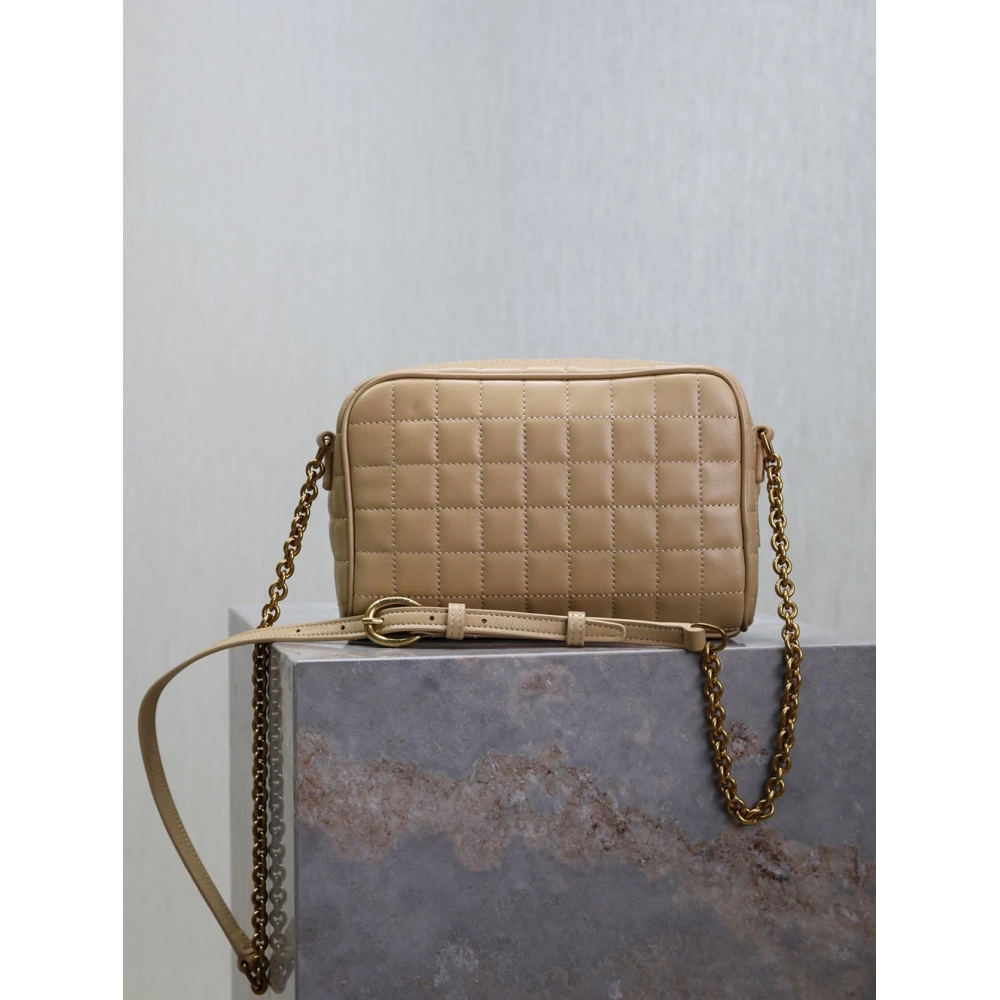 Saint Laurent Cassandre Matelasse Carre camera bag in lambskin 764809 19.5X14X4cm,YSL Bags,BAGS