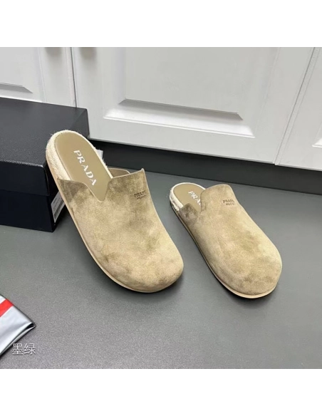 Prada Suede mules,PRADA SNEAKER,we have More Brands prdocuts available.