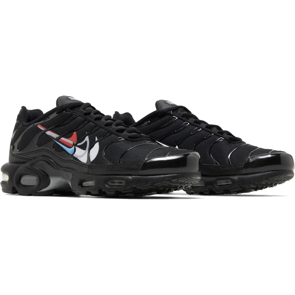 Air Max Plus Multi Swoosh Black Bright Crimson,NIKE AIR MAX,NIKE SHOES