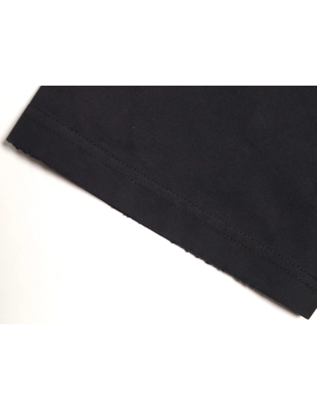 Chrome Hearts Cross Patch Embroidery Washed Ripped Short Sleeve T-Shirt,Chrome Hearts