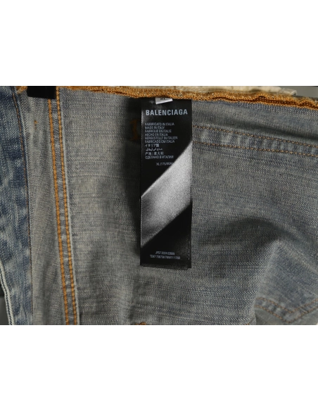 Balenciaga Y2K Totem Pattern Drawstring Jeans,Balenciaga