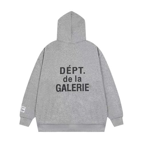 Gallery Dept Grey Hoodie,Gallery Dept