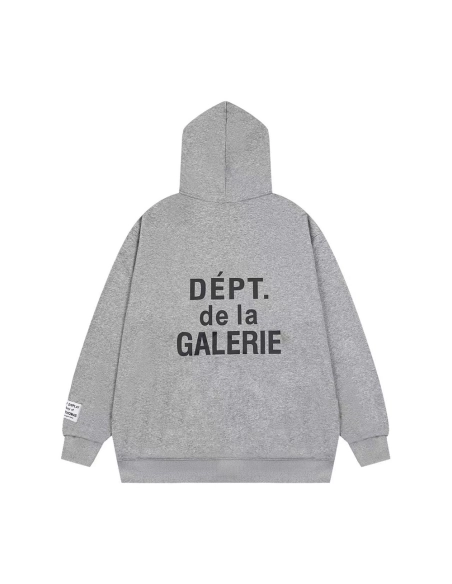Gallery Dept Grey Hoodie,Gallery Dept