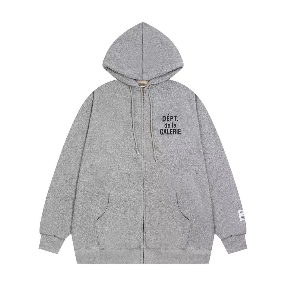 Gallery Dept Grey Hoodie,Gallery Dept