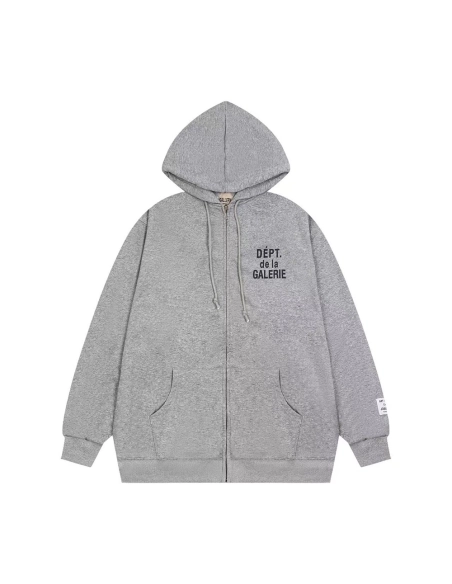 Gallery Dept Grey Hoodie,Gallery Dept