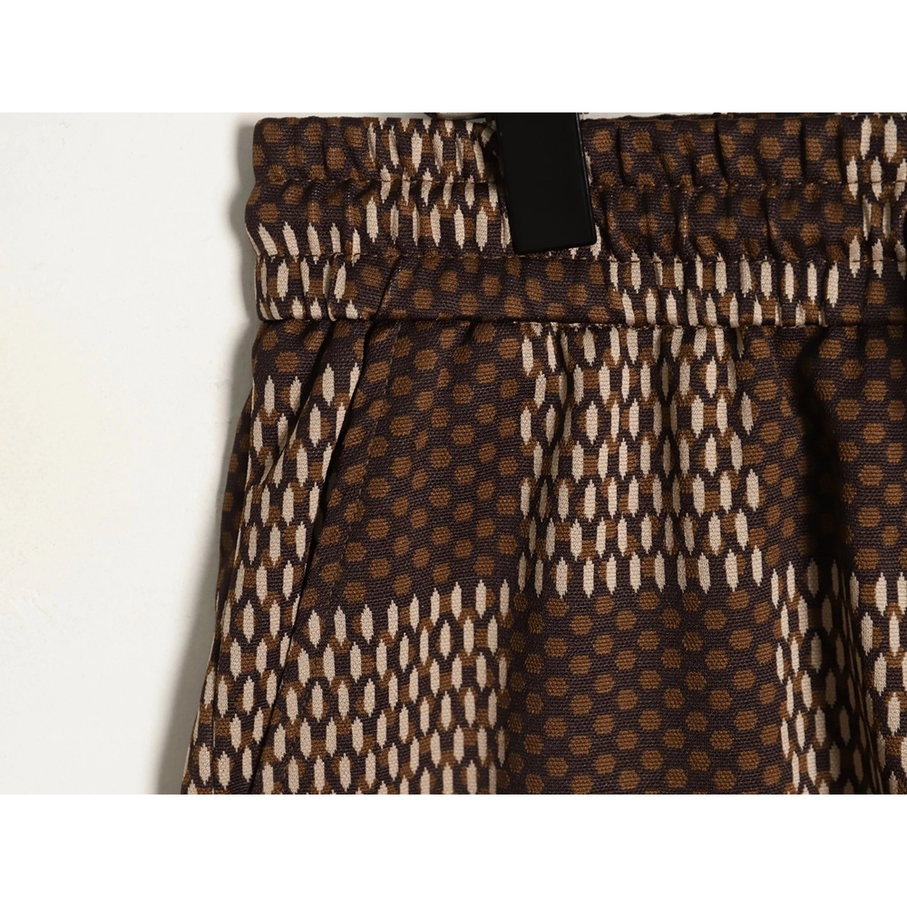 Louis Vuitton Pharrell checkerboard rhinestone wool shorts,Louis Vuitton