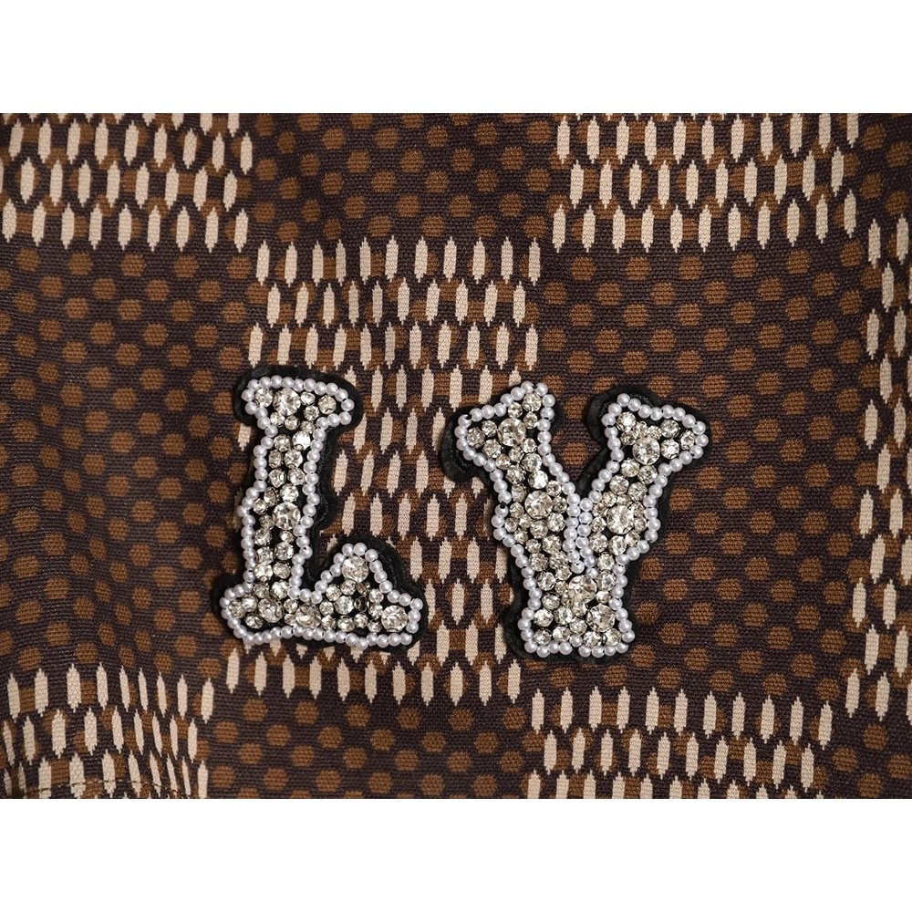 Louis Vuitton Pharrell checkerboard rhinestone wool shorts,Louis Vuitton