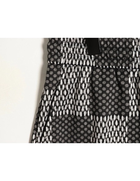 Louis Vuitton Pharrell checkerboard rhinestone wool shorts TSK1,Louis Vuitton