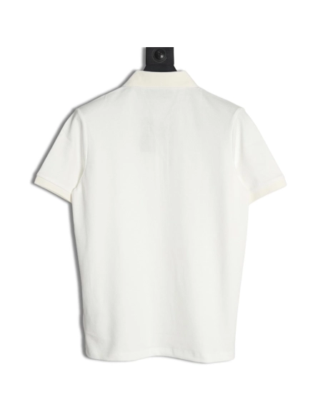 Prada classic triangle logo half-zip short-sleeved POLO shirt,Prada
