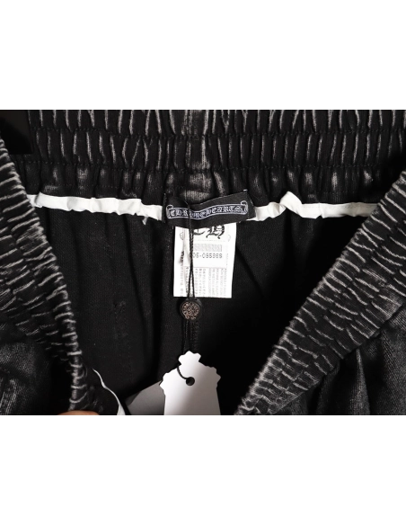 Chrome Hearts Patch Horseshoe Cross Embroidery Washed Shorts,Chrome Hearts