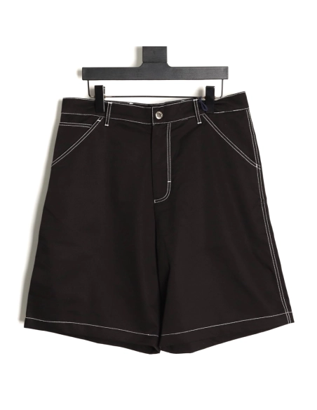 Prada triangle stitching cargo shorts,Prada
