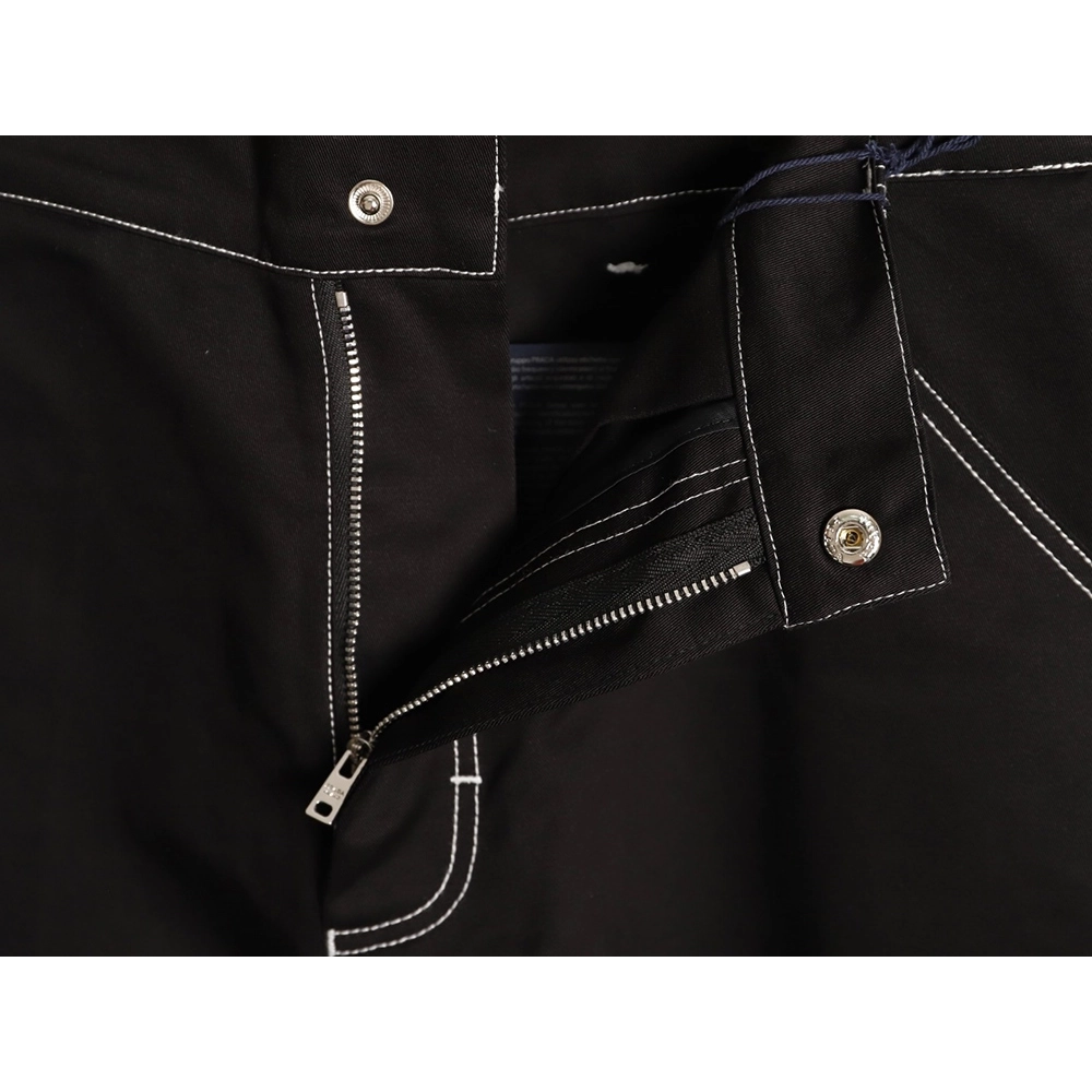 Prada triangle stitching cargo shorts,Prada