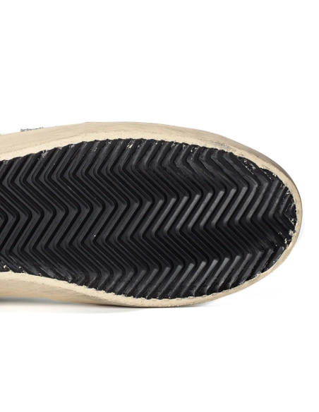 Golden Goose Super-Star White Black Glitter,GOLDEN GOOSE