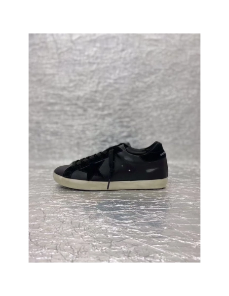 Golden Goose Super-Star black Sneakers,GOLDEN GOOSE