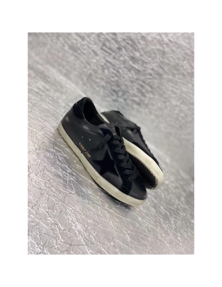 Golden Goose Super-Star black Sneakers,GOLDEN GOOSE
