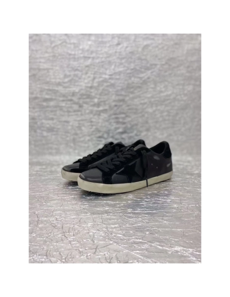 Golden Goose Super-Star black Sneakers,GOLDEN GOOSE