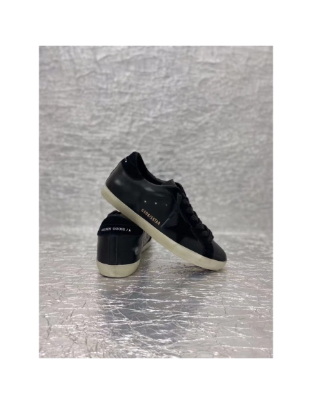 Golden Goose Super-Star black Sneakers,GOLDEN GOOSE
