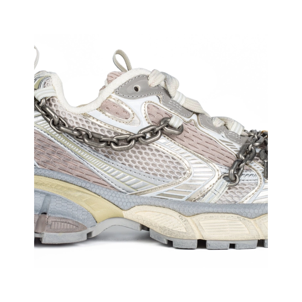 Balenciaga 3XL Chain Sneaker Eggshell Silver Gold,BALENCIAGA 3XL SNEAKER