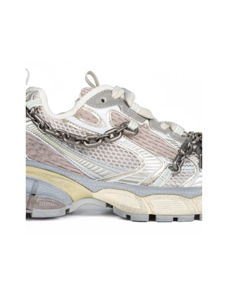 Balenciaga 3XL Chain Sneaker Eggshell Silver Gold,BALENCIAGA 3XL SNEAKER