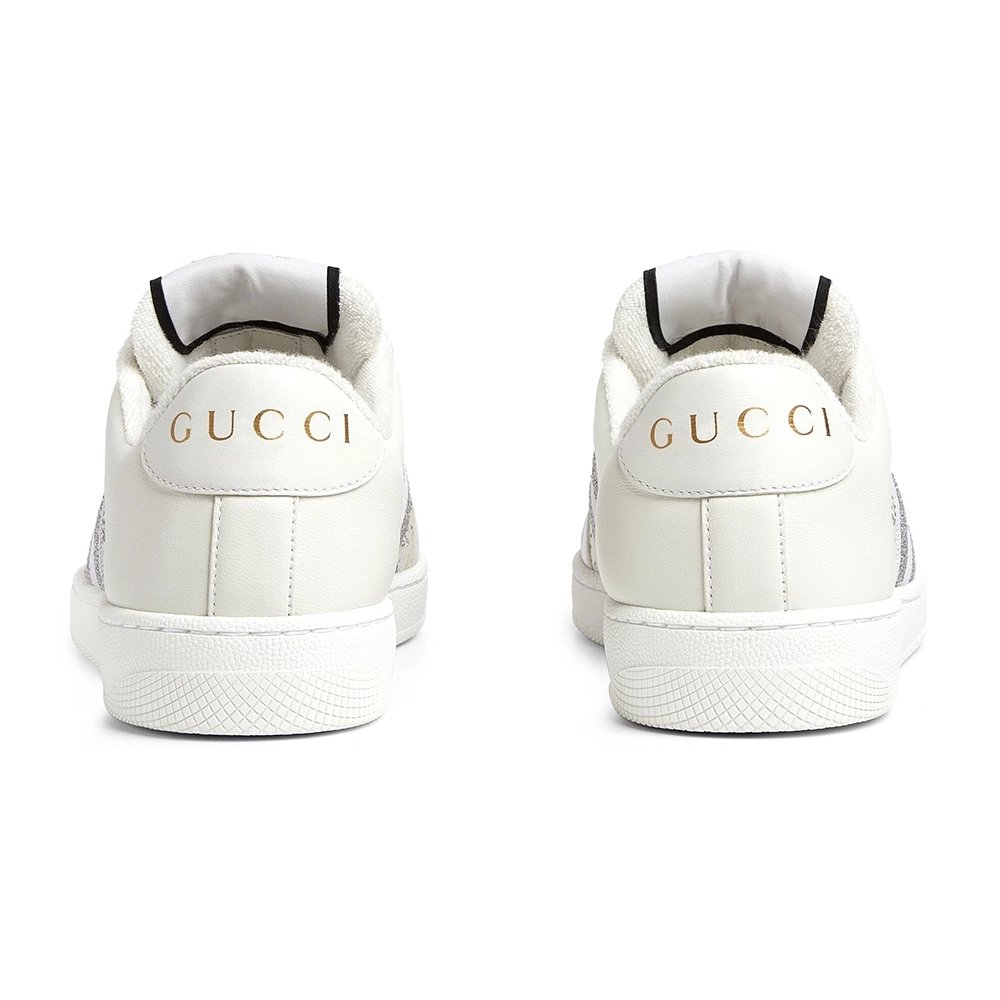 Gucci Womens GG crystal Screener sneaker,GUCCI SHOES