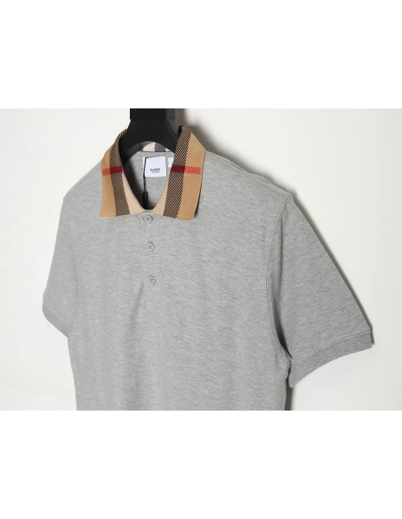Burberry Classic Collar Check Short Sleeve Polo Shirt,Burberry Shirt,Shirt,APPAREL