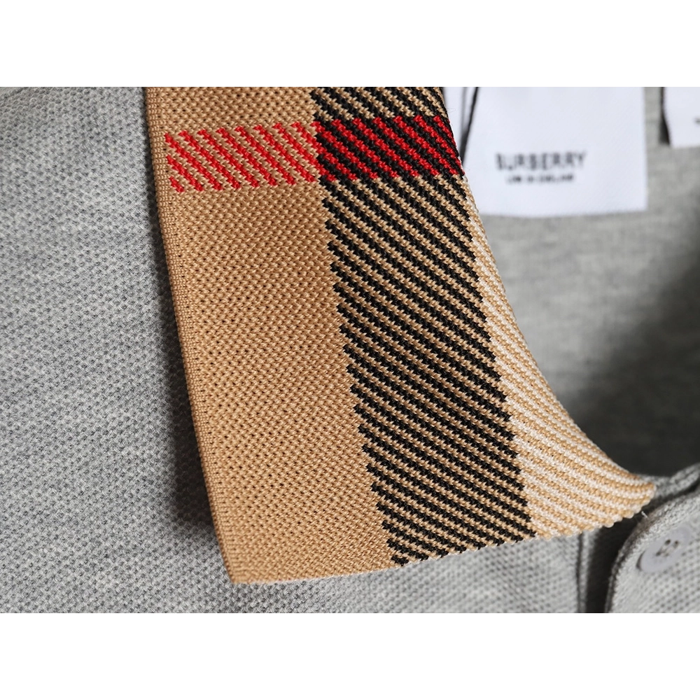 Burberry Classic Collar Check Short Sleeve Polo Shirt,Burberry Shirt,Shirt,APPAREL