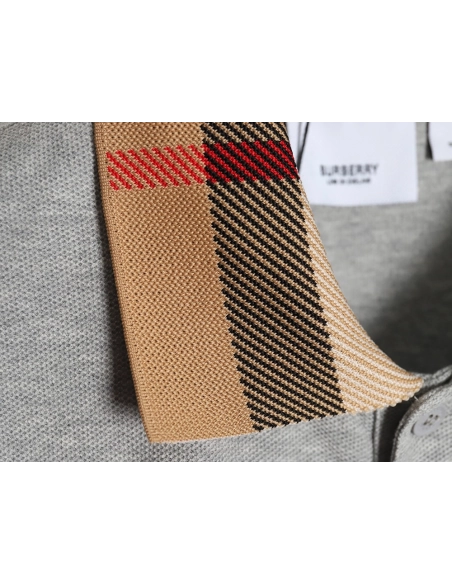 Burberry Classic Collar Check Short Sleeve Polo Shirt,Burberry Shirt,Shirt,APPAREL