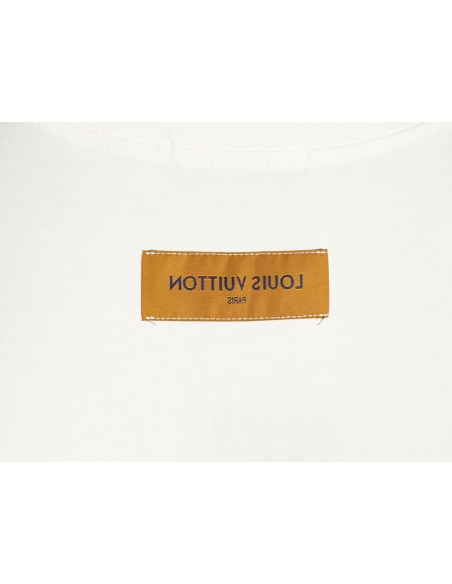Louis Vuitton black blue lettering shortsleeved Tshirt,Louis Vuitton T Shirt,Tshirt,APPAREL