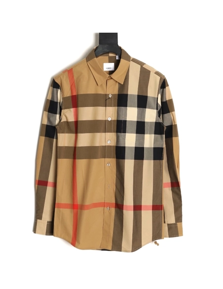 Burberry Classic Large Check Shirt,Burberry Shirt,Shirt,APPAREL
