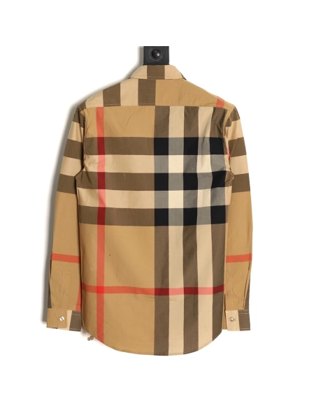 Burberry Classic Large Check Shirt,Burberry Shirt,Shirt,APPAREL