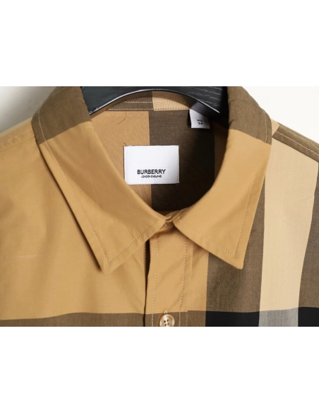Burberry Classic Large Check Shirt,Burberry Shirt,Shirt,APPAREL
