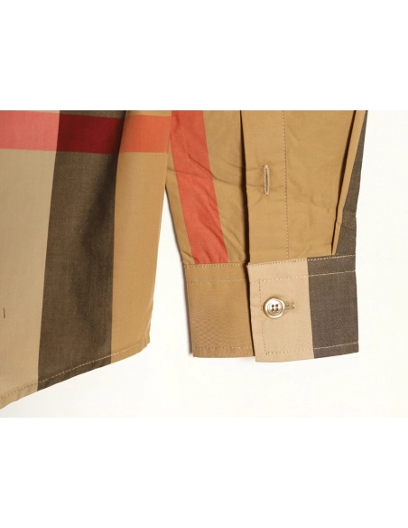 Burberry Classic Large Check Shirt,Burberry Shirt,Shirt,APPAREL